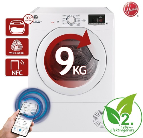 Hoover hle c9de trockner - c9de-84,